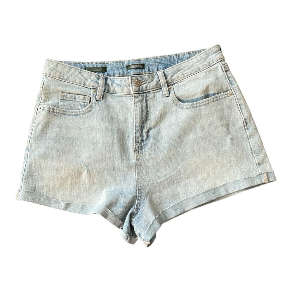 #059, Wild Fable high-rise rolled cuff shorts, size 10R